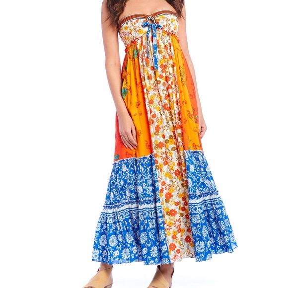 Free People Dresses & Skirts - Free People Golden Dreams Maxi Dress